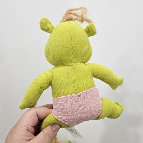 Shrek The Third SET OF 2 Baby Ogre Felicia Plush Doll DreamWorks Nanco Green - Picture 6 of 14